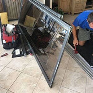 sliding glass door frame repair Earlimart
